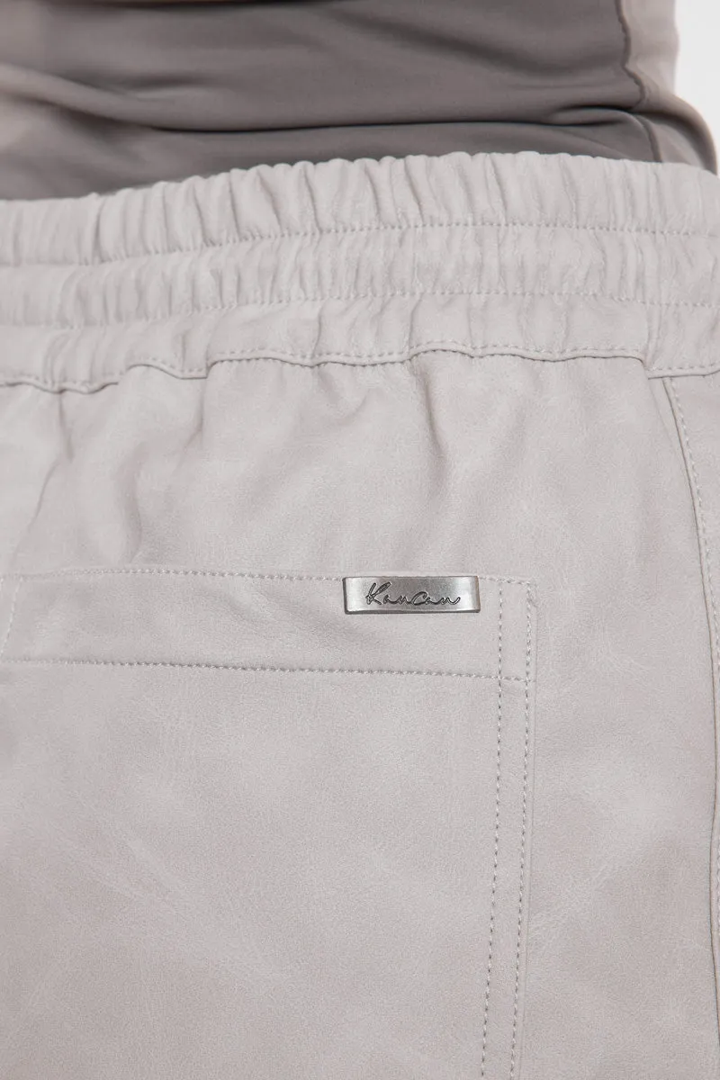 Kayden Ultra High Rise Faux Leather Shorts