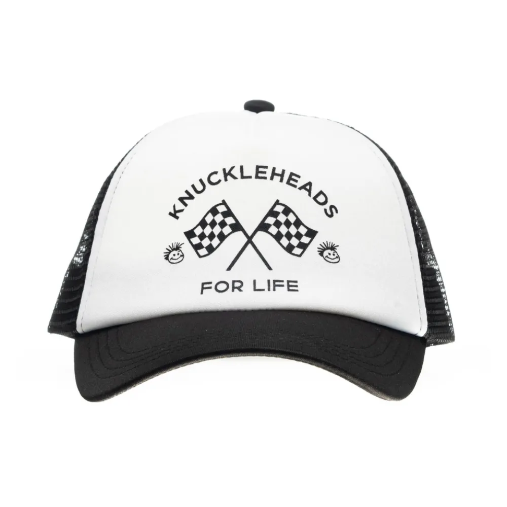 Knuckleheads For Life Bw Kids Trucker Hat