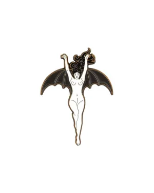 La Femme Chauve-Souris Enamel Pin