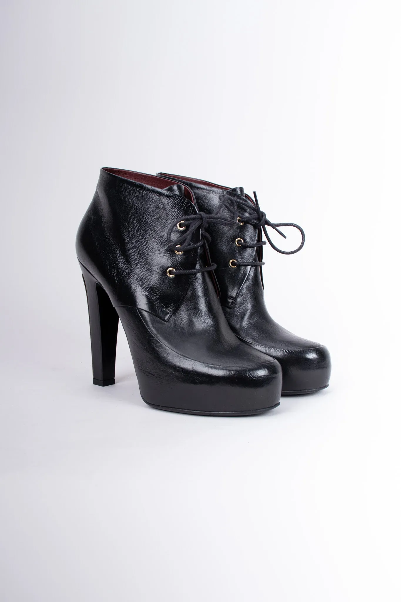 Lace-Up Ankle Boots