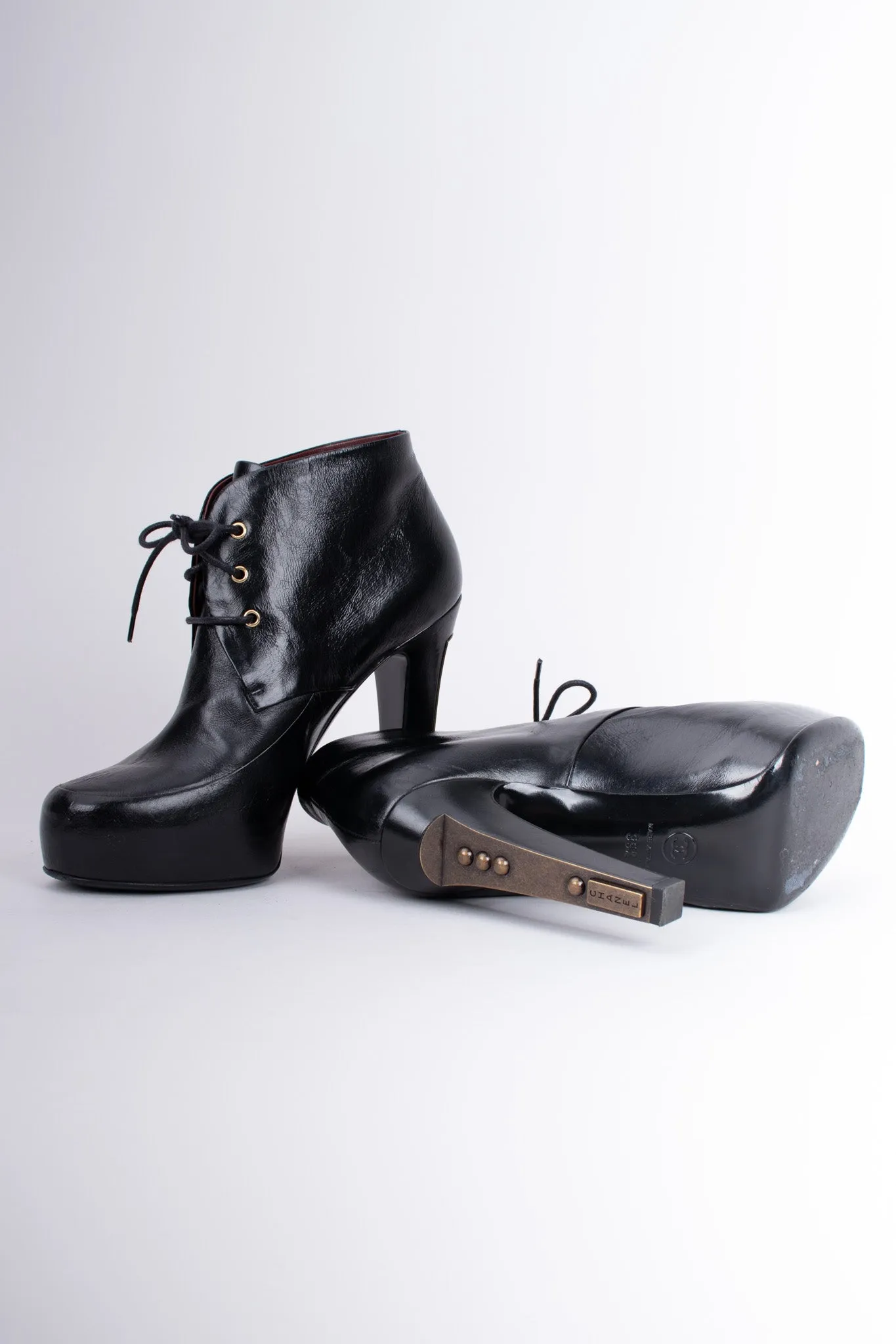 Lace-Up Ankle Boots