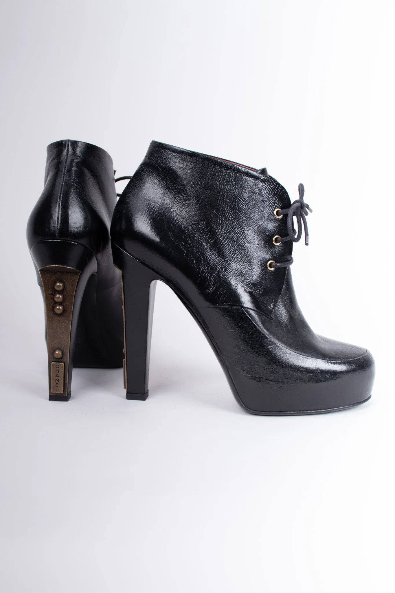 Lace-Up Ankle Boots