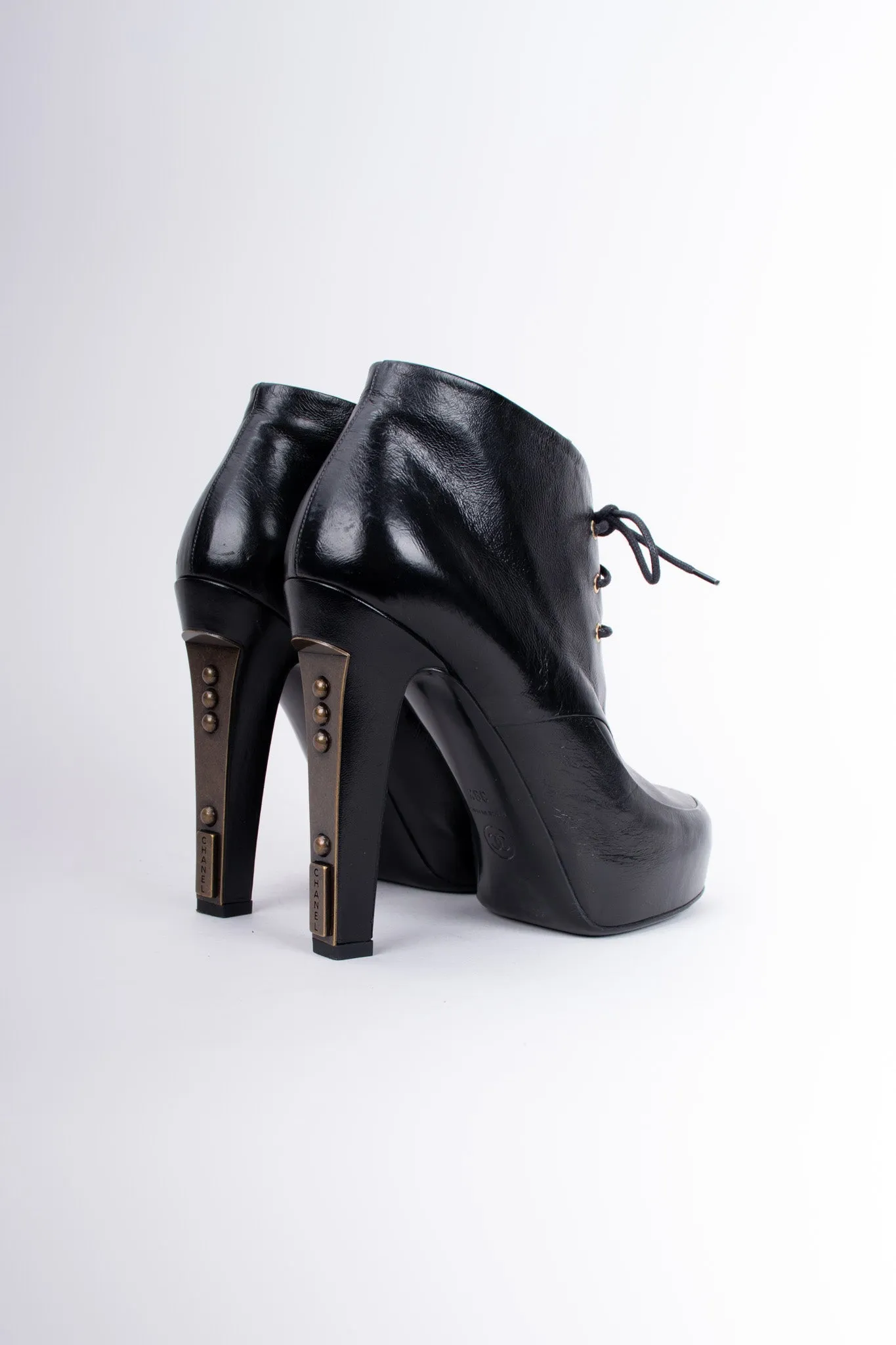 Lace-Up Ankle Boots