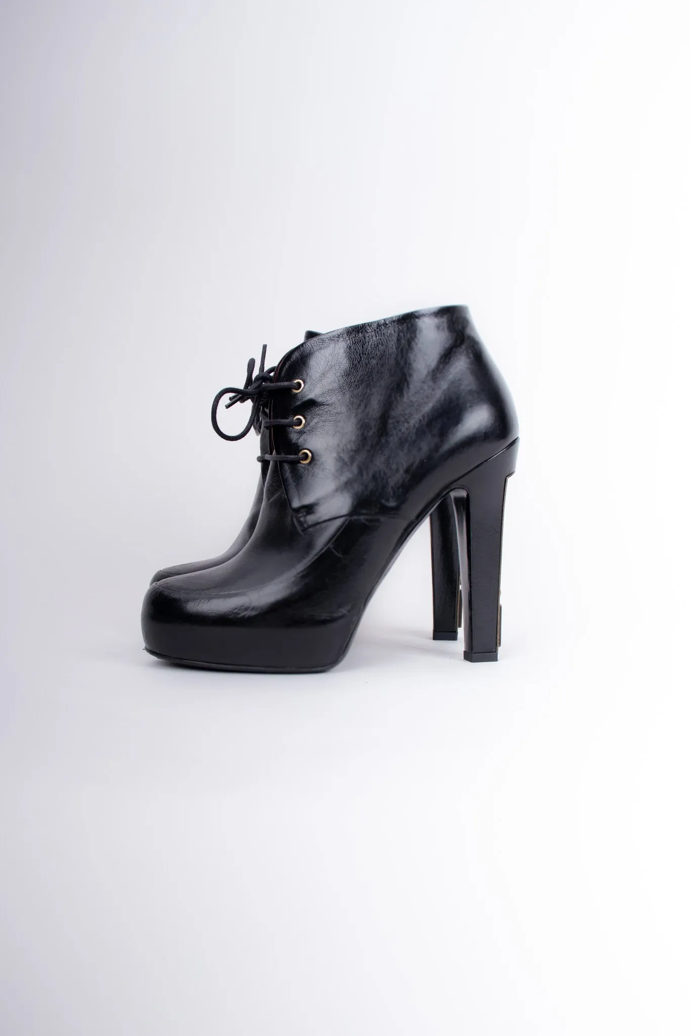 Lace-Up Ankle Boots