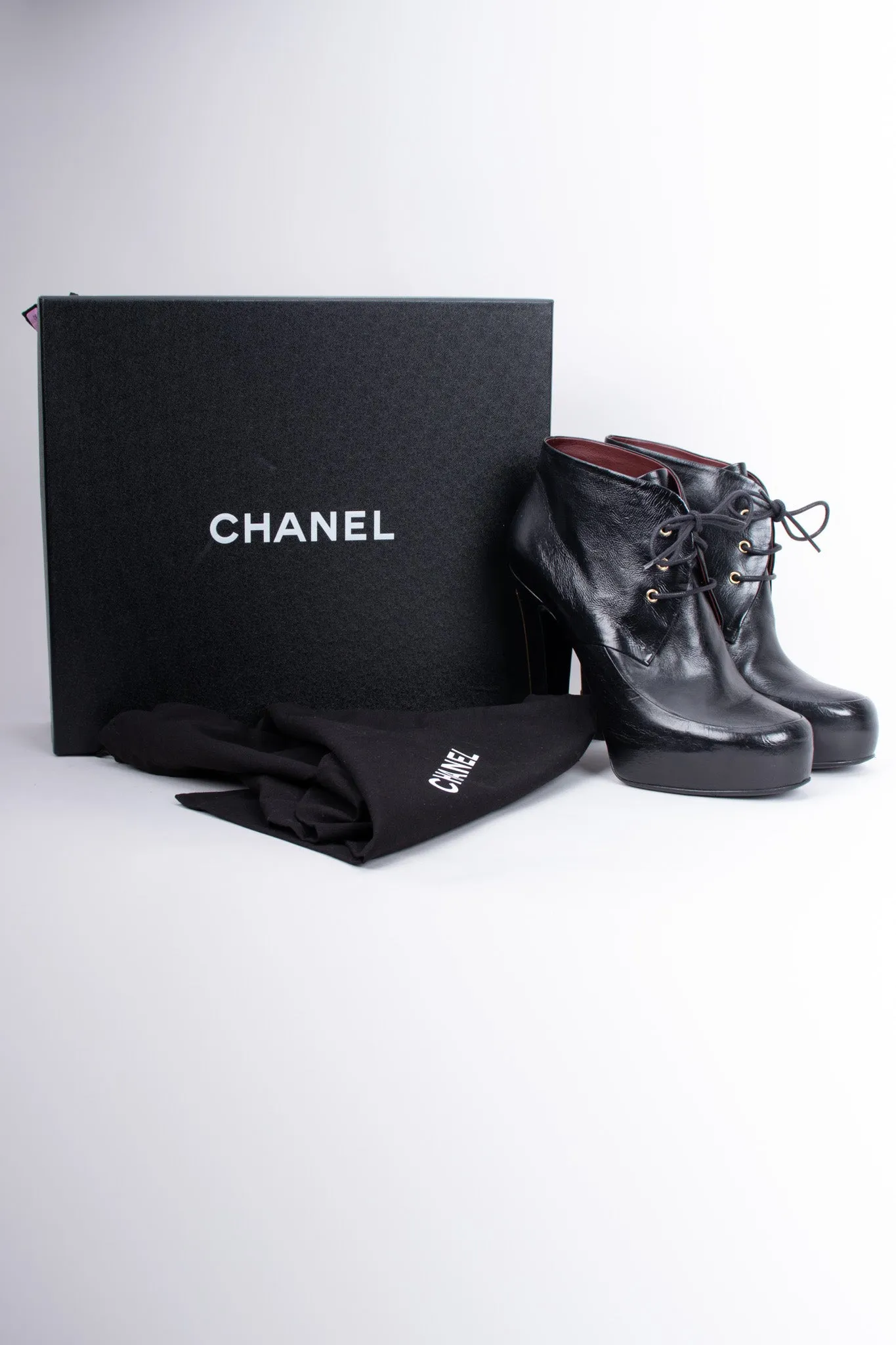Lace-Up Ankle Boots