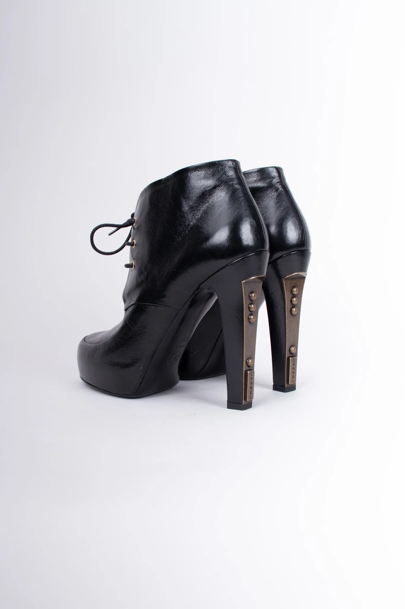 Lace-Up Ankle Boots