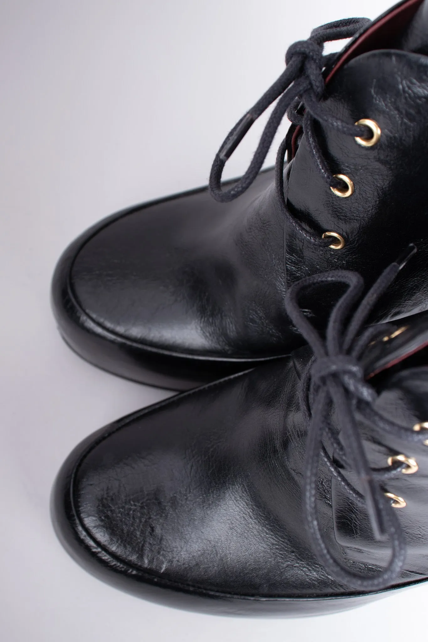 Lace-Up Ankle Boots