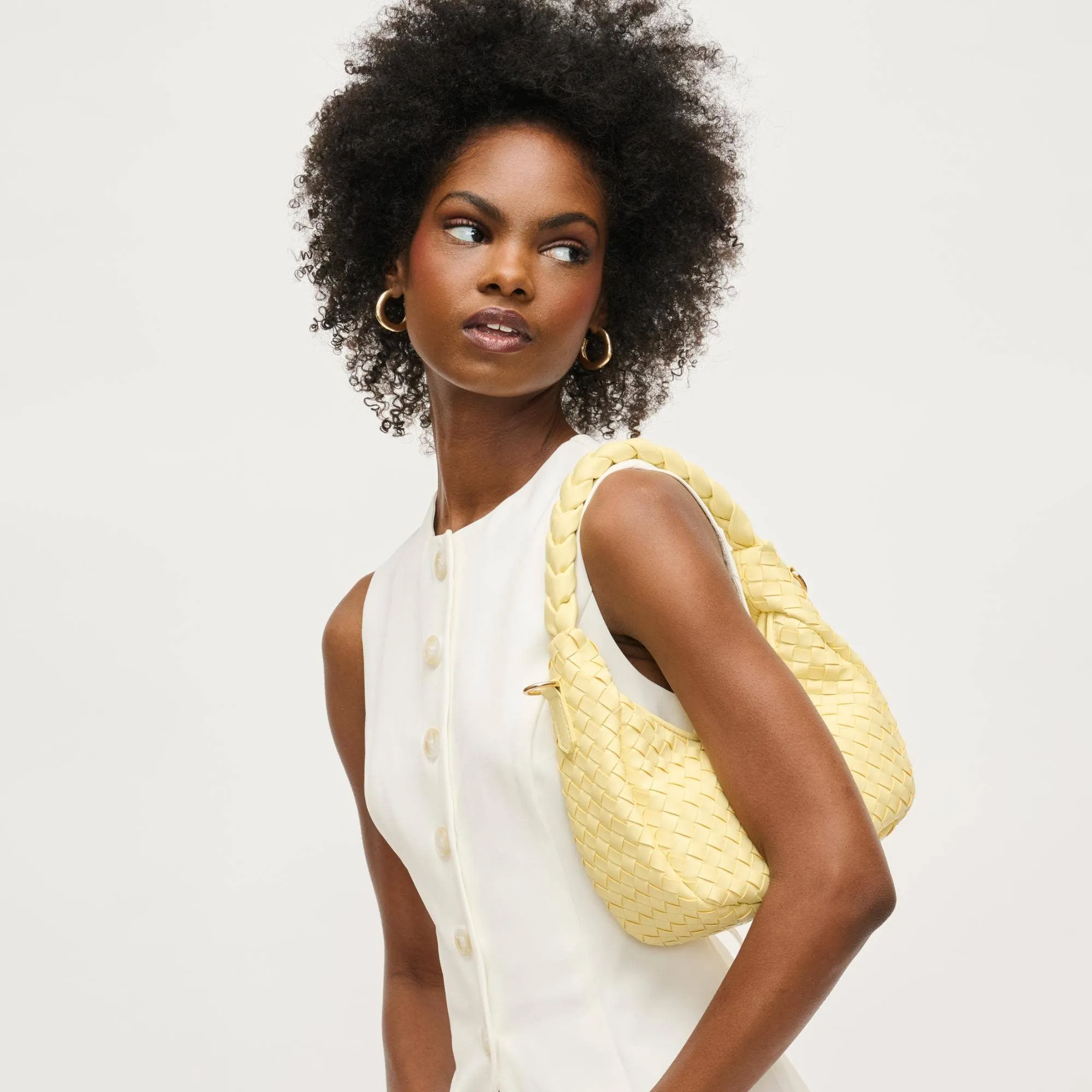 Laken Woven Shoulder Bag Crossbody