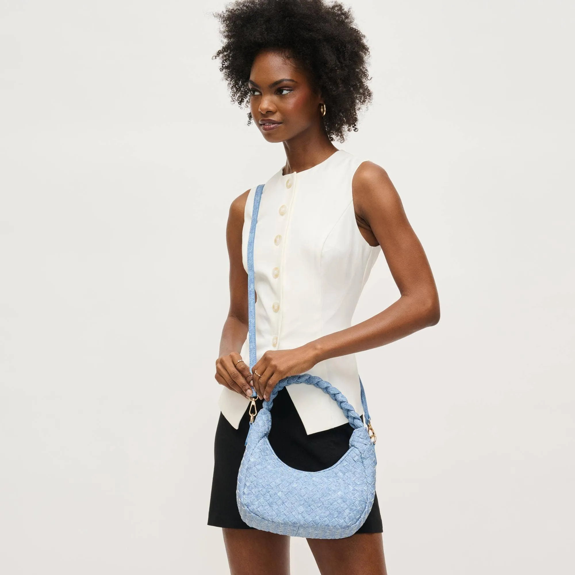 Laken Woven Shoulder Bag Crossbody