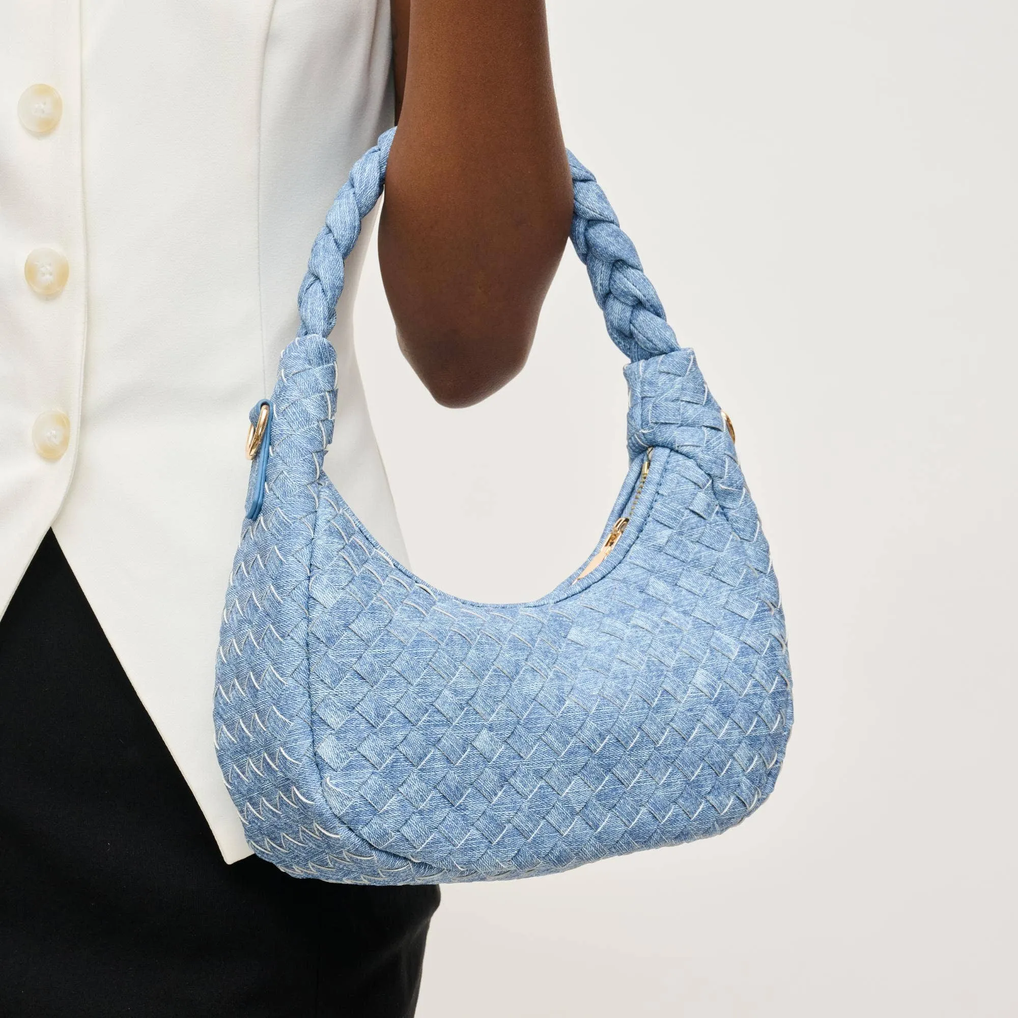 Laken Woven Shoulder Bag Crossbody