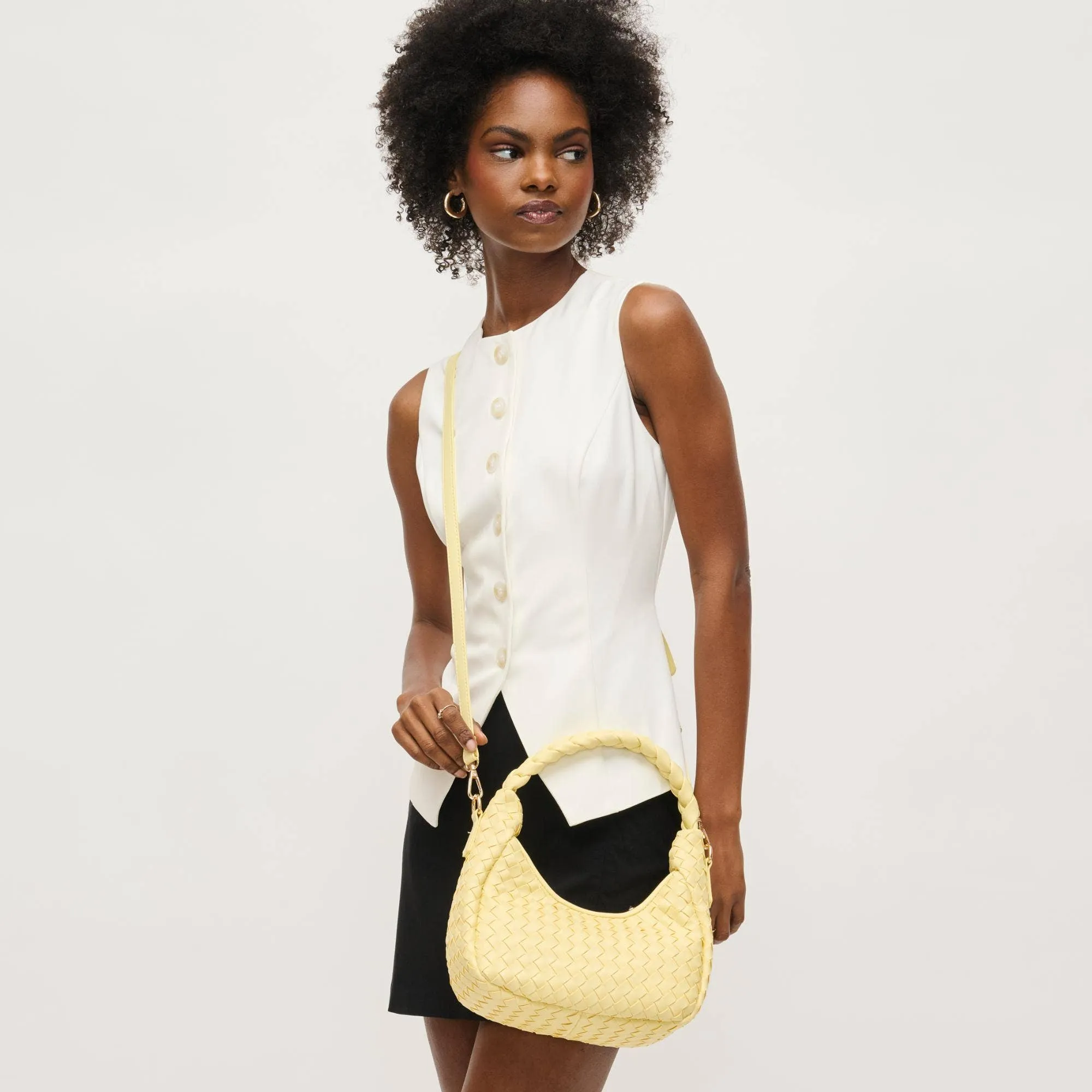 Laken Woven Shoulder Bag Crossbody