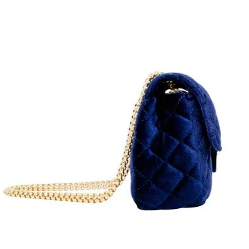 Large Classic Velvet Quilted Bag