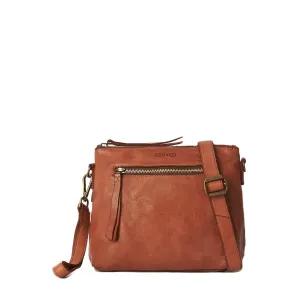 LARGE ESSENTIAL POUCH V2 - COGNAC LEATHER
