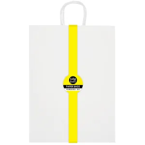 LARGE PAPER BAGS 41X30CM WHITE 2PCS