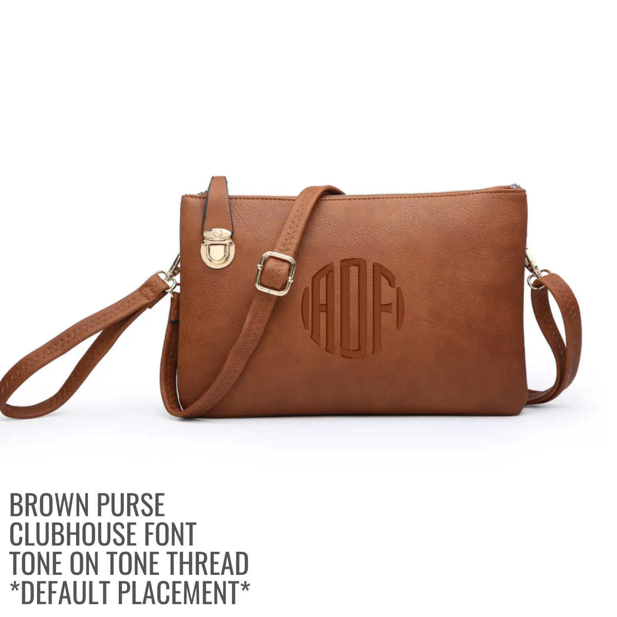 Large Sarah Clutch with Crossbody Strap - Vegan Leather - 7 Colors