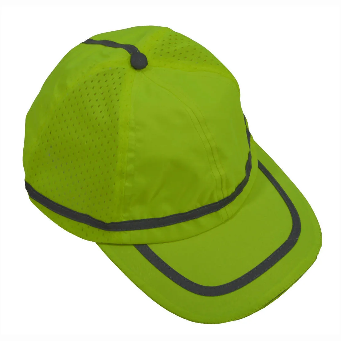 LBC-S1 ANSI Lime Hi Vis Baseball Cap Style Safety Cap