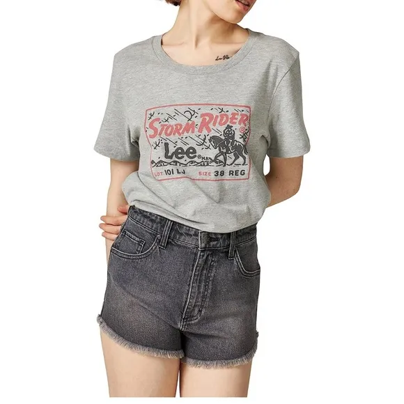 Lee High Rise Black Washed Cut Off Women’s Jean Shorts/Sz:29/NWT