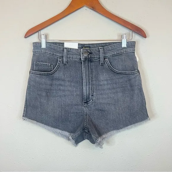 Lee High Rise Black Washed Cut Off Women’s Jean Shorts/Sz:29/NWT