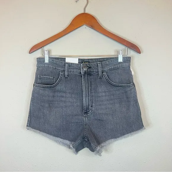 Lee High Rise Black Washed Cut Off Women’s Jean Shorts/Sz:29/NWT