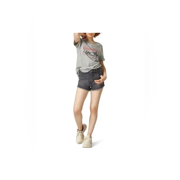 Lee High Rise Black Washed Cut Off Women’s Jean Shorts/Sz:29/NWT