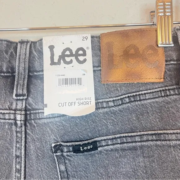 Lee High Rise Black Washed Cut Off Women’s Jean Shorts/Sz:29/NWT