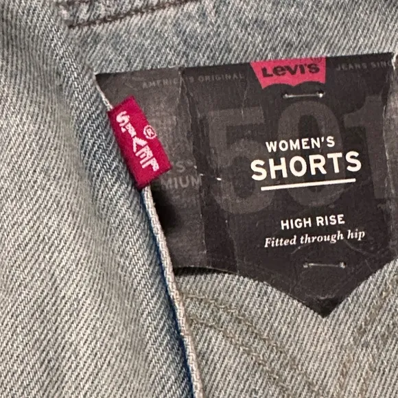 Levi’s 501 Big E Cut-off Denim Shorts