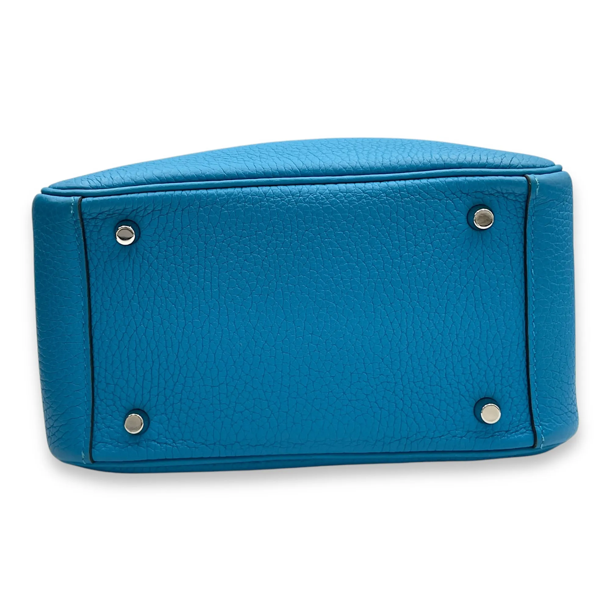 Lindy Mini Blue Frida in Clemence, Palladium hardware