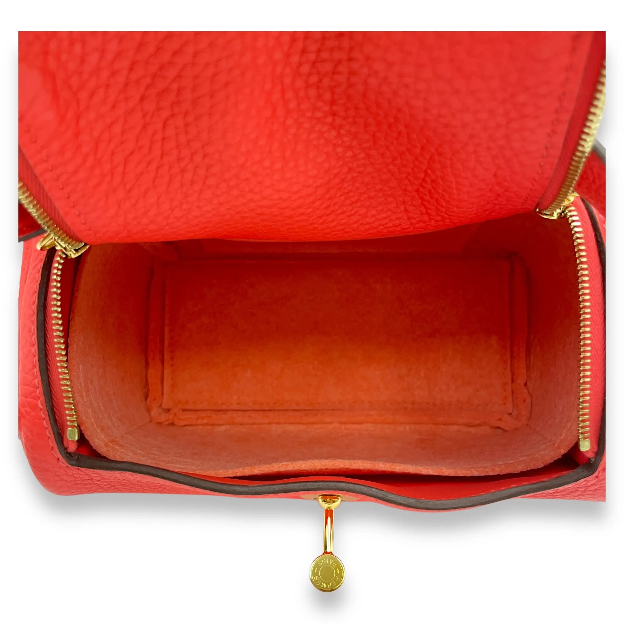 Lindy Mini Rose Texas in Clemence, Gold hardware