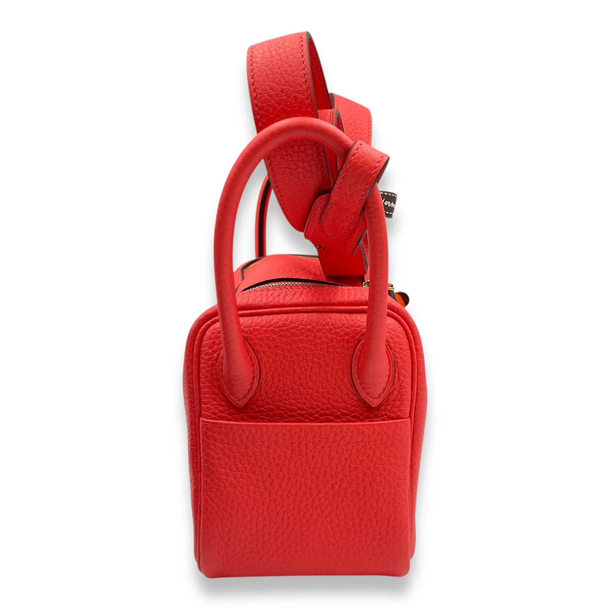 Lindy Mini Rose Texas in Clemence, Gold hardware