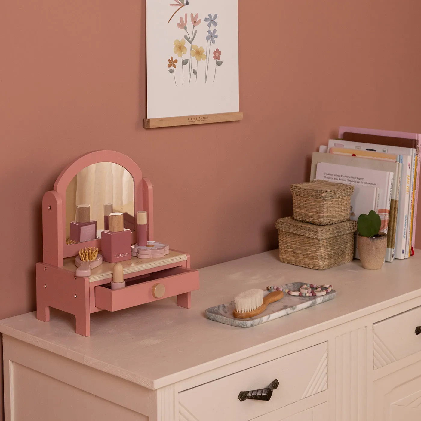 Little Dutch Wooden Toy Vanity Table