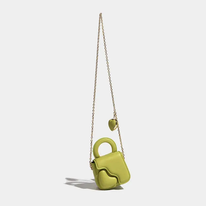 Lovre Heart Crossbody Mini Bag - 4 Colors