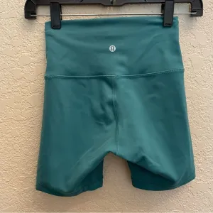 Lululemon biker shorts Wunder Train High Rise