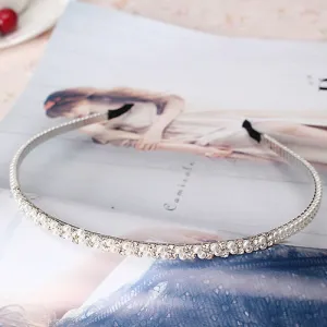 M MISM Elegant Wedding Birthday New Crystal Pearl Hair Bands Headband Hair Accessories Ornaments Head Wear Hoop for Women Girls