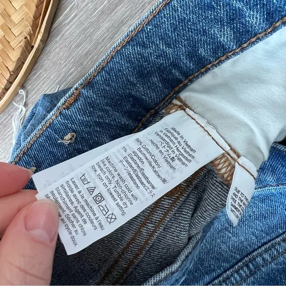 Madewell high Rise denim shorts