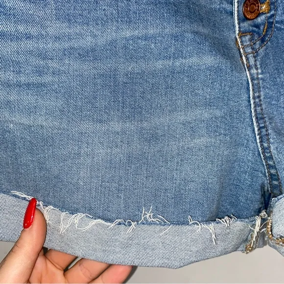 Madewell high Rise denim shorts