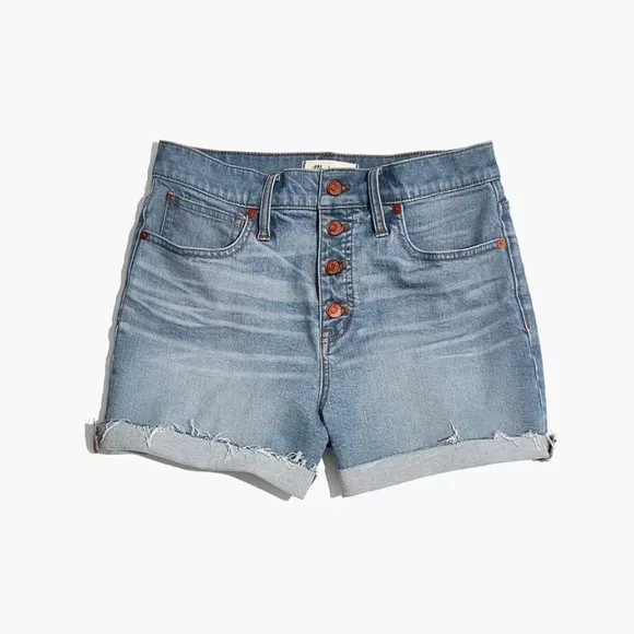 Madewell high Rise denim shorts
