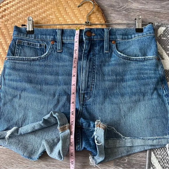 Madewell high Rise denim shorts