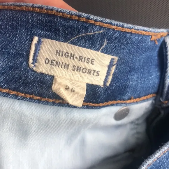 Madewell high Rise denim shorts