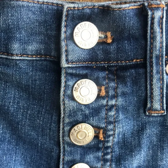 Madewell high Rise denim shorts