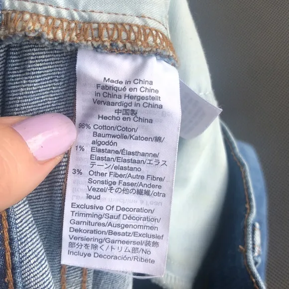 Madewell high Rise denim shorts
