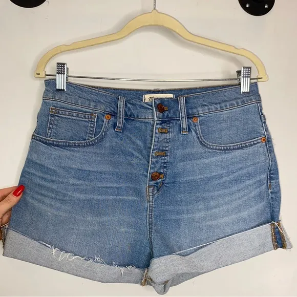 Madewell high Rise denim shorts