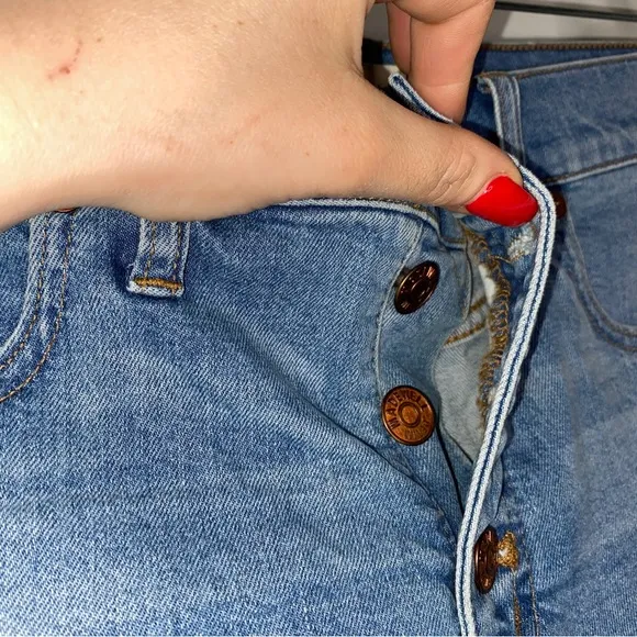 Madewell high Rise denim shorts