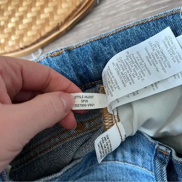 Madewell high Rise denim shorts