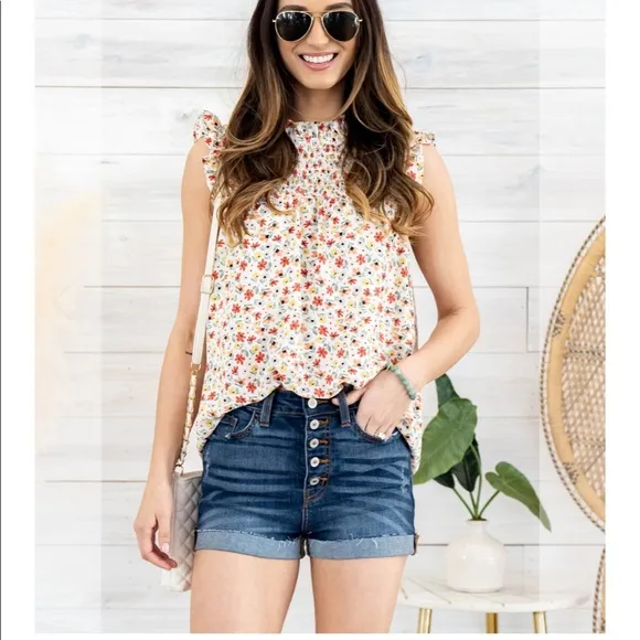 Madewell high Rise denim shorts
