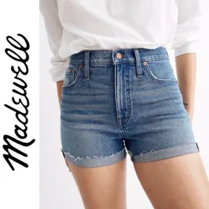 Madewell high Rise denim shorts