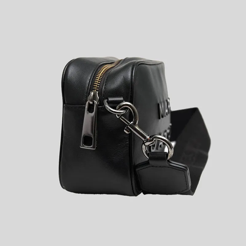 Marc Jacobs DTM The Flash Leather Crossbody Bag Black RS-H107L01SP22