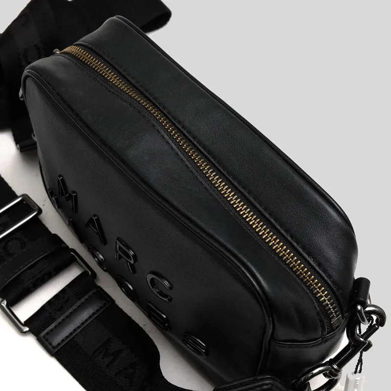 Marc Jacobs DTM The Flash Leather Crossbody Bag Black RS-H107L01SP22