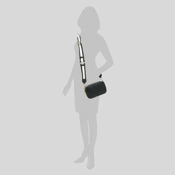 Marc Jacobs Flash Leather Crossbody Bag Black RS-M0014465