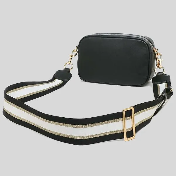 Marc Jacobs Flash Leather Crossbody Bag Black RS-M0014465