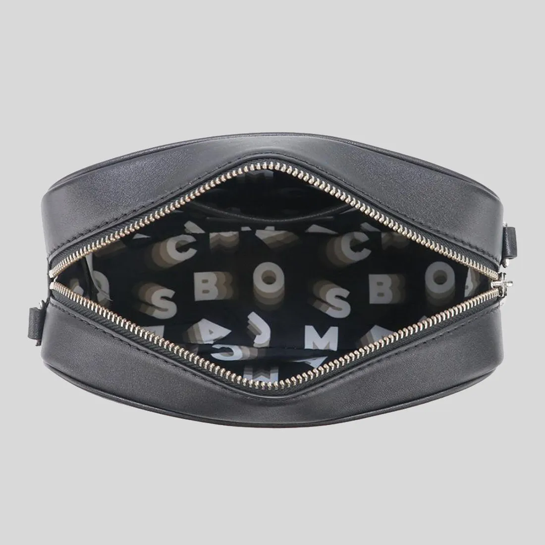 MARC JACOBS Flash Leather Crossbody Bag Black/Silver RS-M0014465